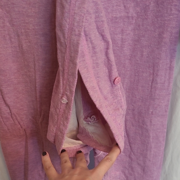 L.L. Bean Purple Onesie Pajamas - Picture 3 of 5